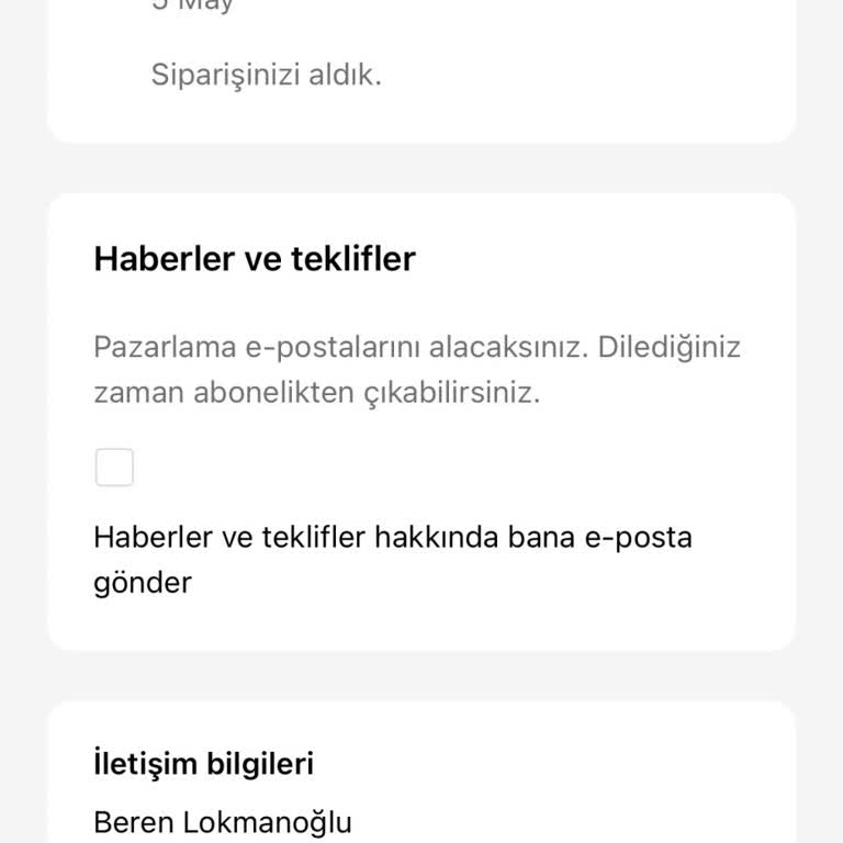 Sipariş Sonrası İletişim Sorunu Ve Yanıtsız Kalan Mesajlar