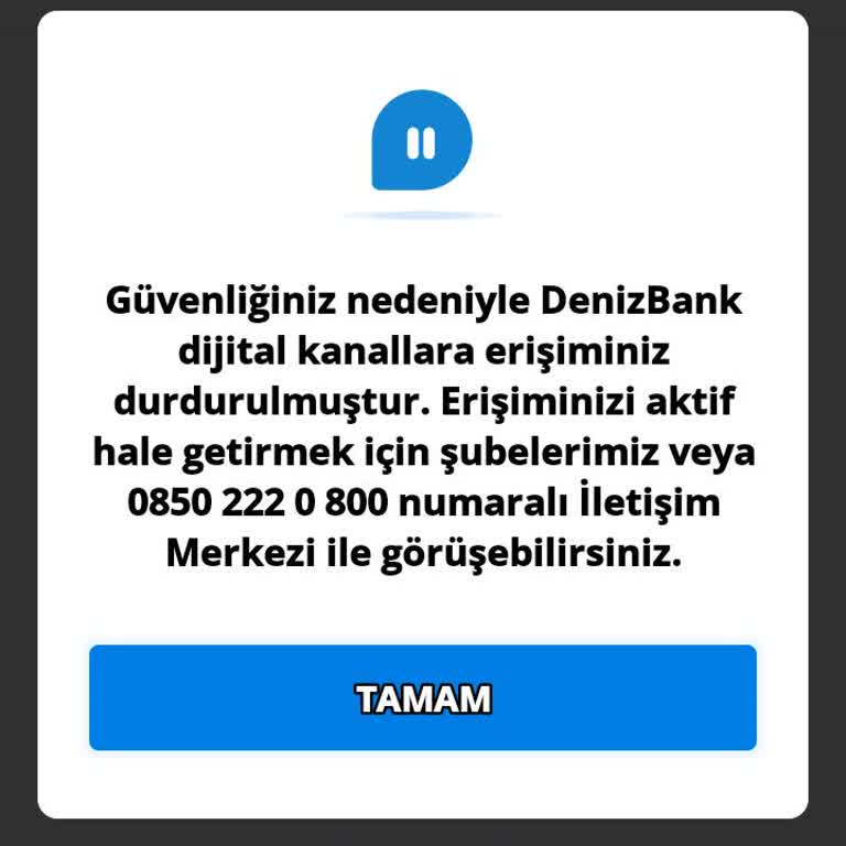 Dijital Erişim Engeli Nedeniyle Mağduriyet Yaşıyorum