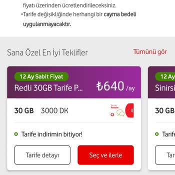 Yüksek Fiyatlı Ve Kısıtlı Tarife Seçeneklerinden Şikayetçiyim