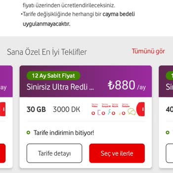 Yüksek Fiyatlı Ve Kısıtlı Tarife Seçeneklerinden Şikayetçiyim