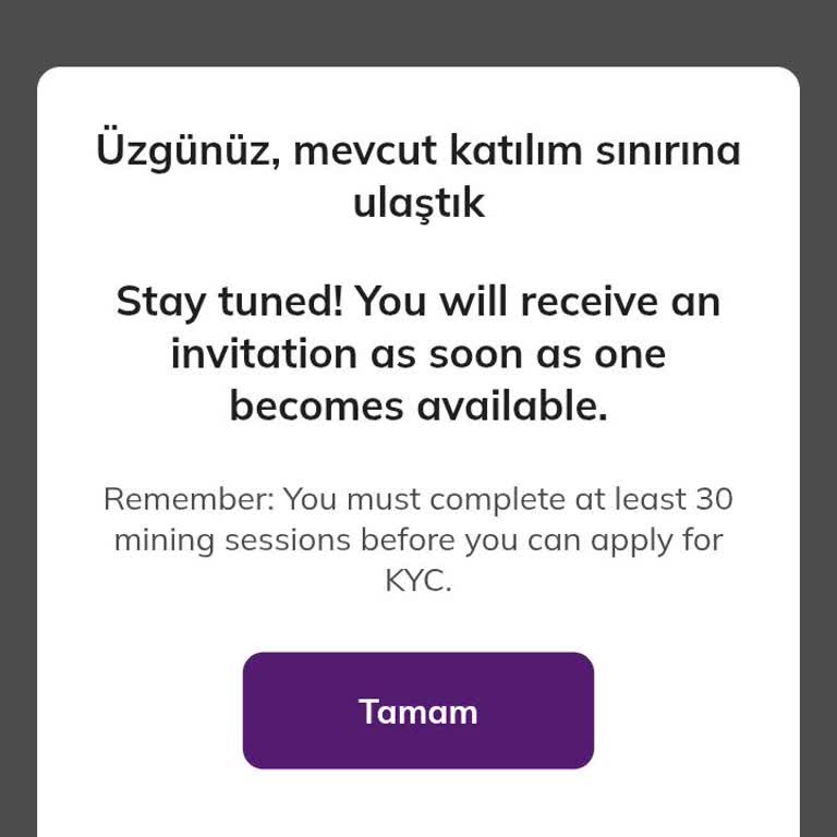 Pi Network Pi Uygulamasında Kyc İşlemi Yapılamıyor, Yardım Bekliyorum