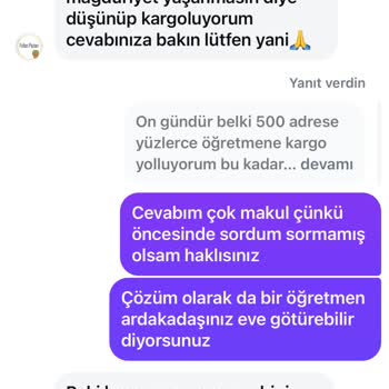 Sipariş Teslimat Tarihi Ve Ürün Boyutu Sorunu