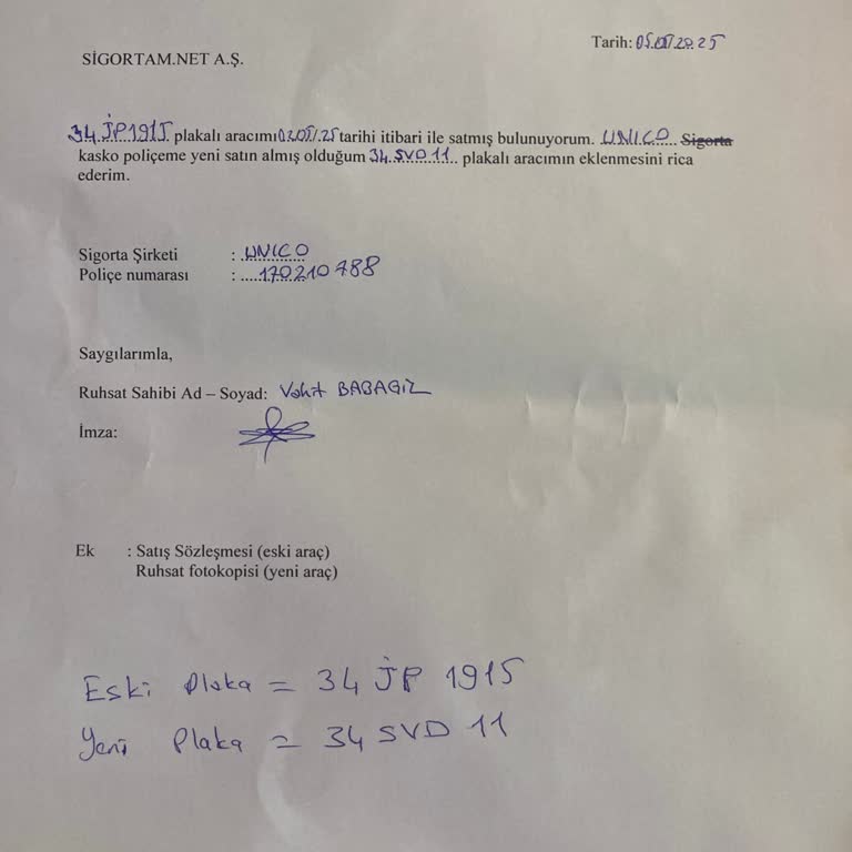 Kasko Poliçesi Taşıma Sorunu Ve Güvensizlik Yaşadım