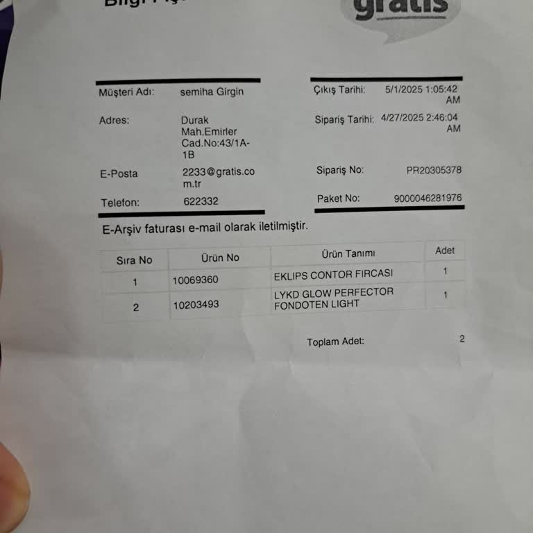 Siparişimde Olmayan Ojeler Ve Yoğun Koku Sorunu