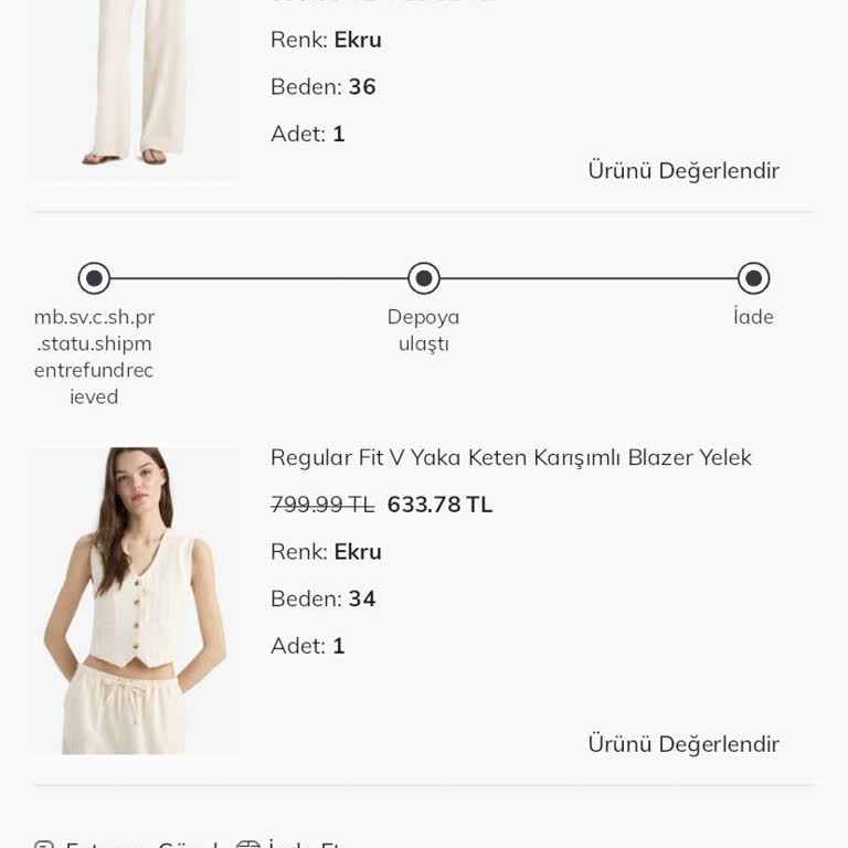 DeFacto İade Ve Değişimde Haksız Fiyat Farkı Ve Eksik Para İadesi