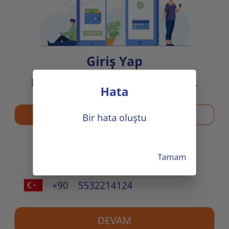 Kayıt Olamıyorum, Sistem Sürekli Hata Veriyor