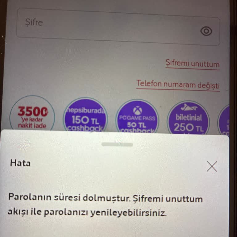 Vodafone Pay Hesabıma Giriş Yapamıyorum, Kartım Da Yok