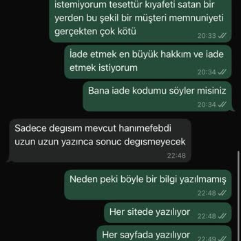 İade Talebim Kabul Edilmiyor, Müşteri Mağdur Ediliyor