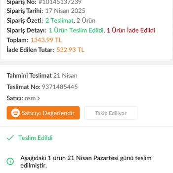 Yanlış İade Sonrası Ürünlerime Ve Paramıma Ulaşamıyorum: Trendyol Ve Mağaza İlgisizliği