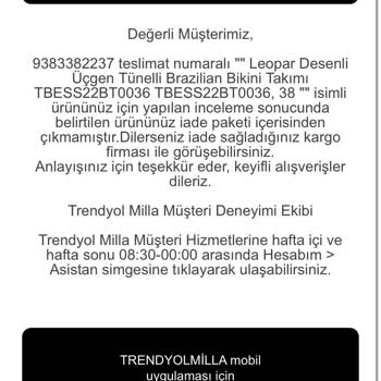 İade Edilmeyen Ürün İçin Haksız Para Talebi Ve İlgisizlik