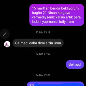 Siparişimin Teslim Edilmemesi Ve Para İadesi Yapılmaması