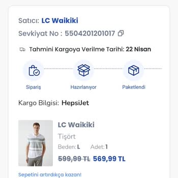 LCW Siparişim 15 Gündür Kargoya Verilmiyor, Bilgilendirme Yapılmıyor