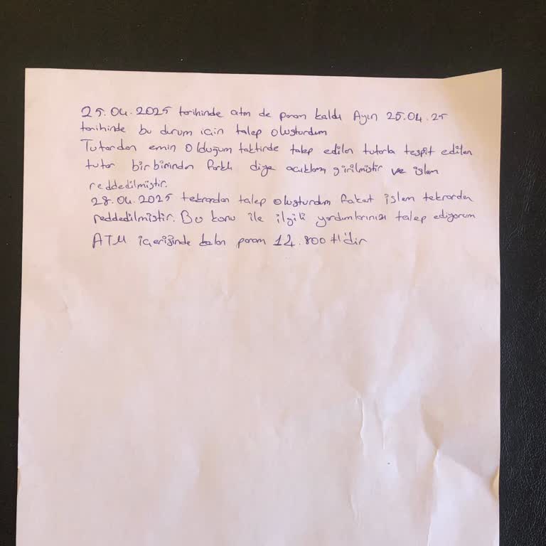 ATM Arızası Sonrası Parama El Konuldu Muhatap Bulamıyorum