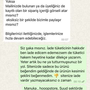 Ahel Tasarım İade Talebimi Reddetti Paramı Geri Alamıyorum