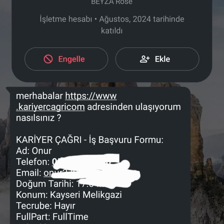İş Başvurusu Sonrası Kimlik Ve Para Talebiyle Karşılaştım, Güvenim Sarsıldı