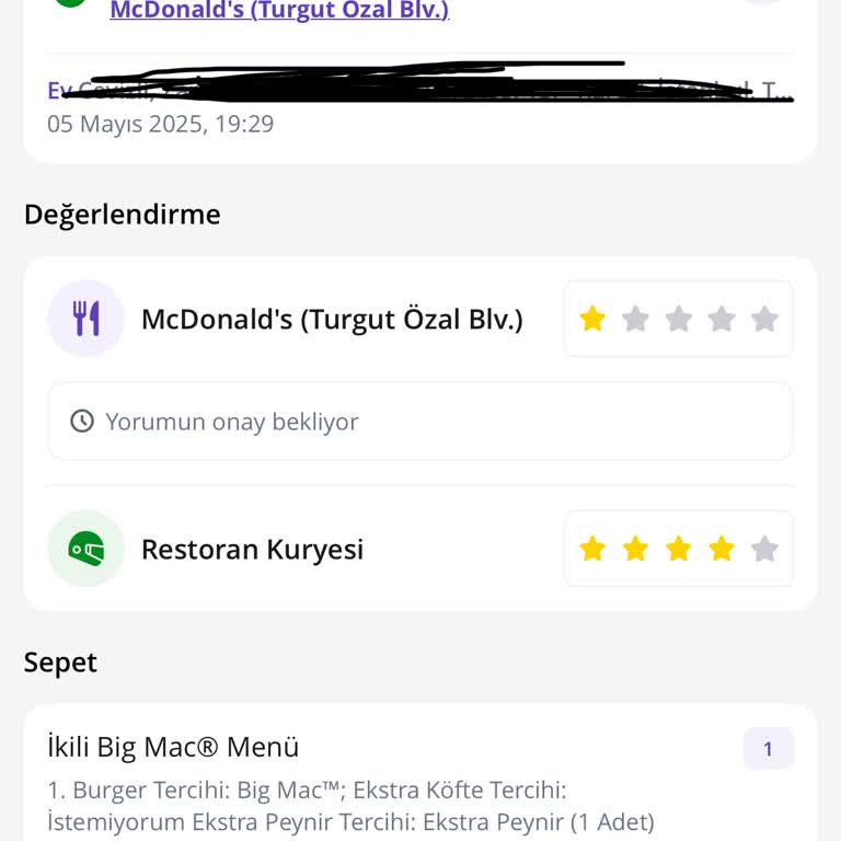 Geç Gelen Sipariş Sonrası Yaşadığımız Zehirlenme Şoku