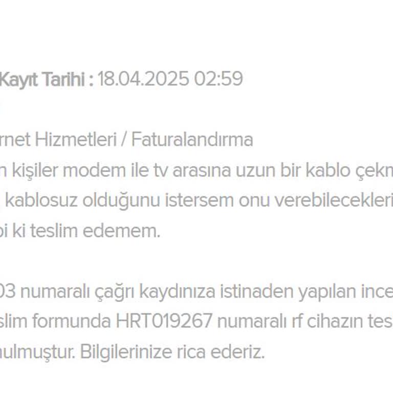 TÜRKSAT Aboneliğinde Haksız Cihaz Ücreti Ve Yanıltıcı Bilgilendirme