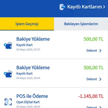 Opet Pay İle Yaşanan Ödeme Sorunları ve Kullanılamayan Bakiye Nedeniyle Mağduriyet