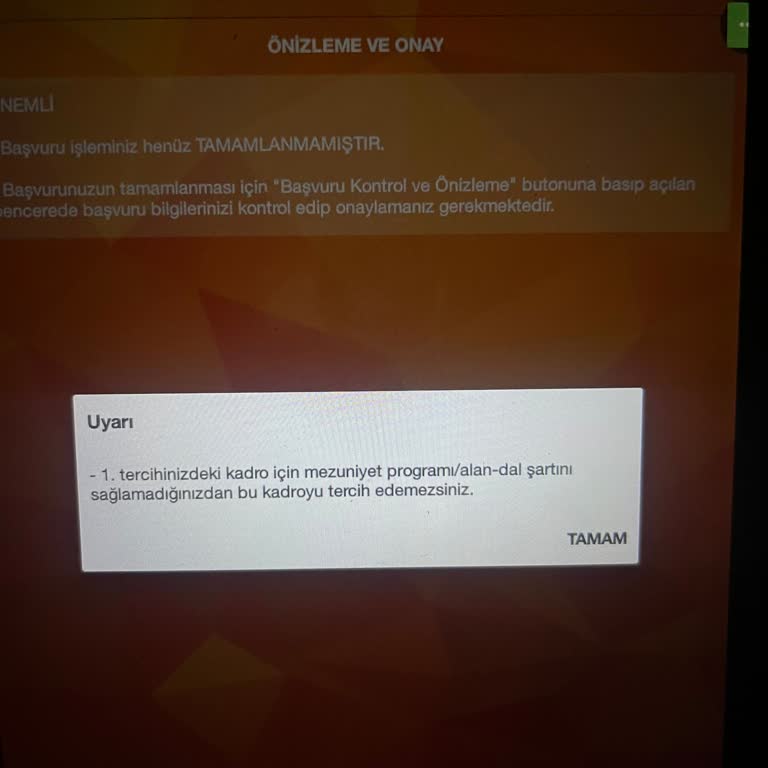 KPSS Tercih Ekranı Mezuniyet Şartı Hatası Nedeniyle Tercih Yapılamıyor