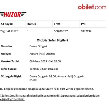 Gece Yolculuğunda Otobüs Rötarı Mağduriyeti