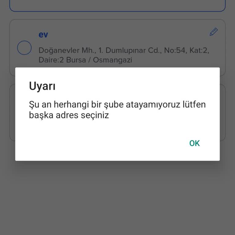 Adresime Atanan Şube Uzun Süredir Kapalı Görünüyor
