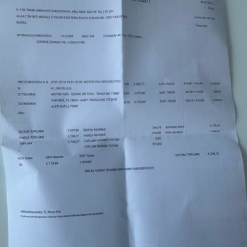 6000 Km'de Partikül Filtresi Sorunu Ve Garanti Dışı Bırakılması Mağduriyeti