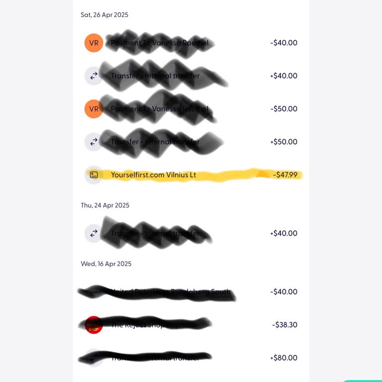 Yourselfirst Took Money from My Account Without Consent