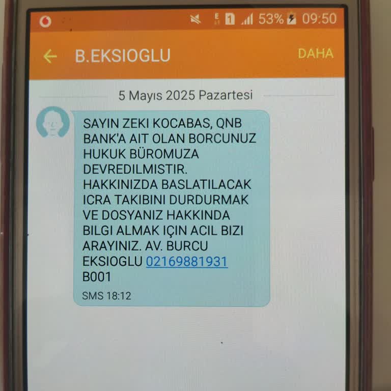Kredi Kartı Borcu Nedeniyle Hukuk Bürosuna Devredilen Kartımın Yeniden Açılmasını Talep Ediyorum