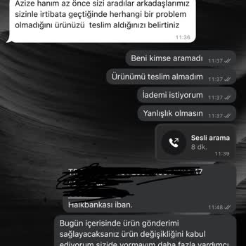 Yanlış Ürün, Geç Teslimat Ve İade Sorunlarıyla Mağduriyet Yaşadım