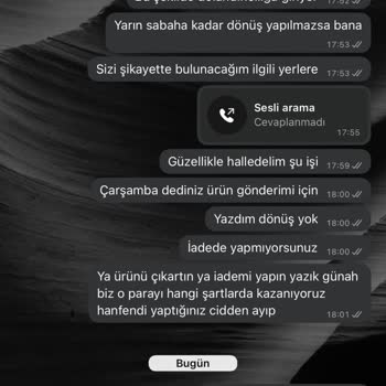 Yanlış Ürün, Geç Teslimat Ve İade Sorunlarıyla Mağduriyet Yaşadım