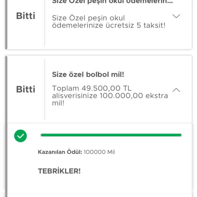 Kampanya Mil Puanlarının Taahhüt Edilen Tarihte Yatırılmaması