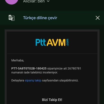 İade Edilen Ürünün Ücreti Geri Ödenmedi