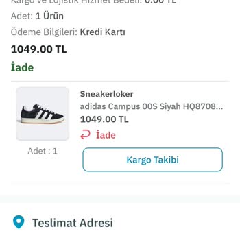 İade Edilen Ürünün Ücreti Geri Ödenmedi