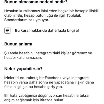 Sebepsiz Yere Kapatılan Instagram Hesaplarım