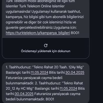 Cayma Bedeli Yok Denmesine Rağmen Yüksek Fatura İle Karşılaştım