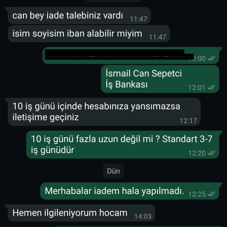 İade Sürecinde Gecikme Ve Ek Kargo Ücreti Mağduriyeti