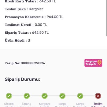 Siparişim Teslim Edilmediği Halde Şubede Bekliyor