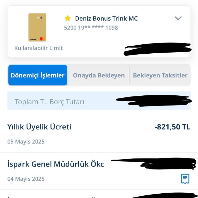 Kredi Kartımdan İzinsiz Kesilen Yıllık Üyelik Ücretinin İadesini Talep Ediyorum