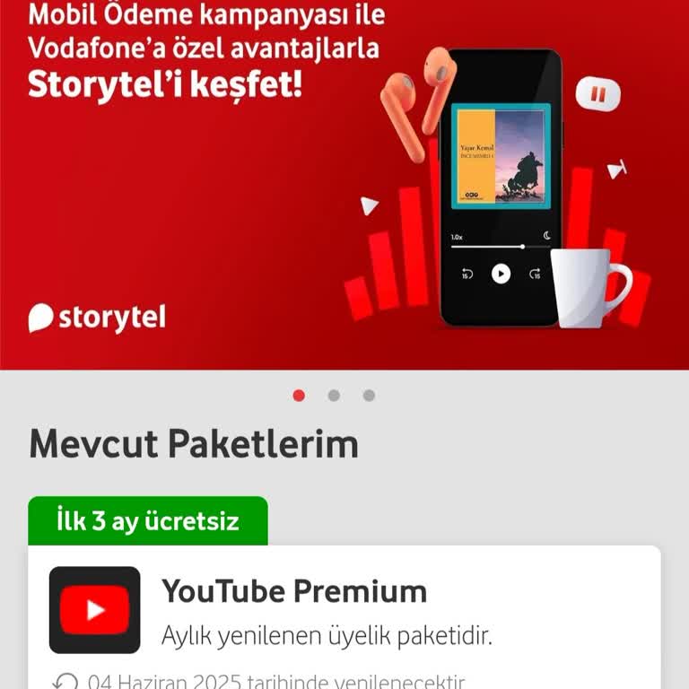 Vodafone Ödeme Yapmama Rağmen Youtube Premium Hizmetim İptal Edildi, Çözüm Bulamıyorum