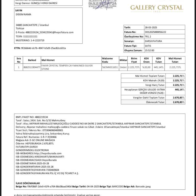 Hasarlı Gelen Fakir Çaycı İçin Yenisi Talep Ediyorum