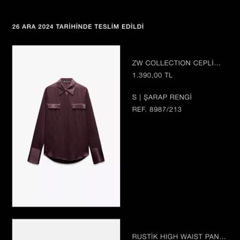 Zara'dan Aldığım Saten Gömlek İki Kullanımda Yırtıldı, Hayal Kırıklığı