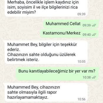 Aldığım Cihaz Sahte Çıktı, 14 Gündür Çözüm Bekliyorum