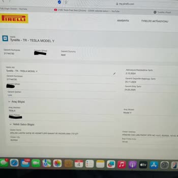 Pirelli Tyrelife Hizmeti Kapsamında Lastik Değişimi Reddedildi