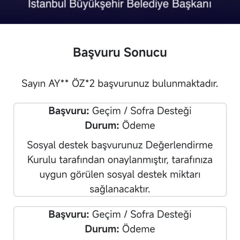 Sosyal Yardım Desteği Beklenmedik Şekilde Kesildi