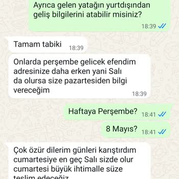Halsa Dan Aldığım Yatak Kirli Çıktı Teslimat Ve İletişimde Büyük Sorunlar Yaşadım