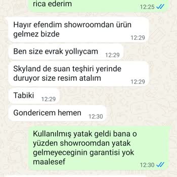 Halsa Dan Aldığım Yatak Kirli Çıktı Teslimat Ve İletişimde Büyük Sorunlar Yaşadım