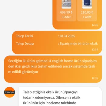 Eksik Teslim Edilen Siparişim İçin Trendyol Ve Kargo Arasında Mağdur Oldum