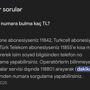 Google Aramada 8 TL Görünen Numara Servisi Faturada 42 TL Olarak Yansıtıldı