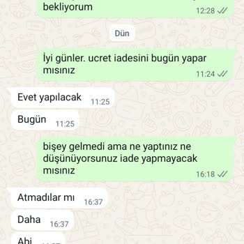 Ödeme Yapıldı, Ne Ürün Gönderildi Ne Para İadesi Yapıldı