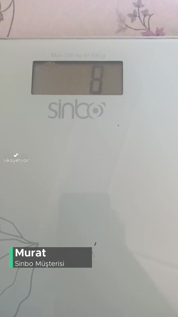 Sinbo SBS 4418 Baskül Error Veriyor! videonun kapak resmi